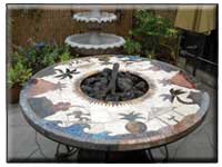 Custom Mosaic Tables